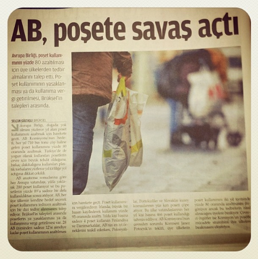 Avrupa Birliği Plastik Poşete Savaş Açtı