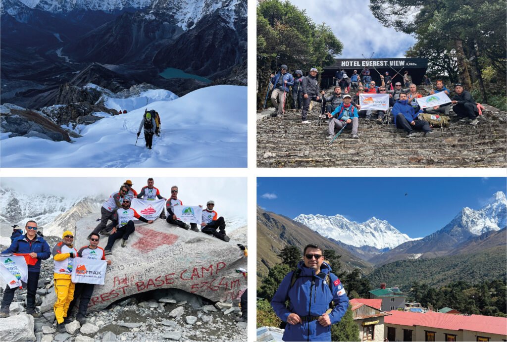 Dünya'nın Zirvesi Everest'e Yolculuk Başarıyla Tamamlandı.