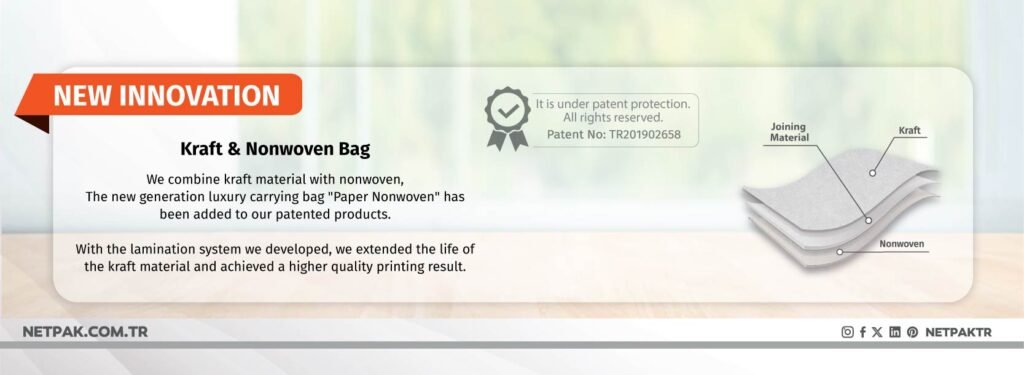 INNOVATIVE COMBINATION OF KRAFT AND NONWOVEN MATERIAL