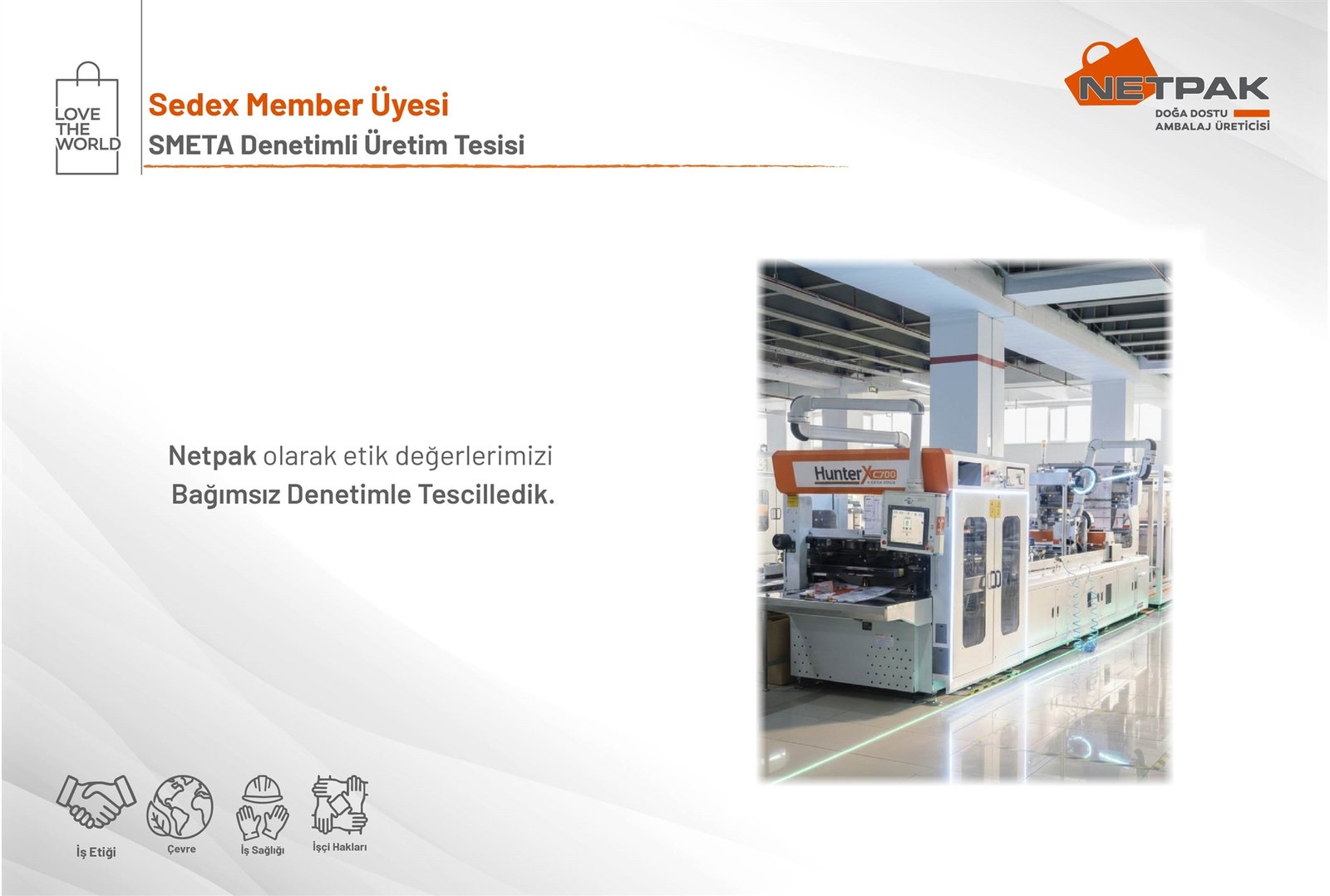 Netpak Ambalaj SMETA 4-Pillar Standartlarını Süreçlerine Dahil Etti