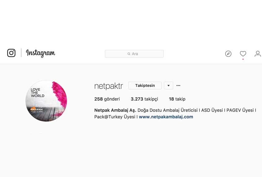 Sosyal Medyada Netpak Ambalaj