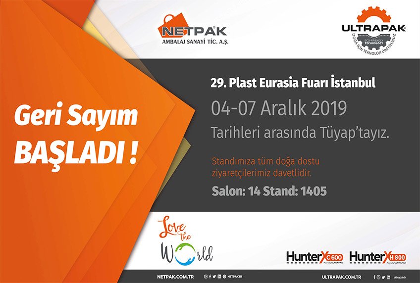 Geri Sayım Başladı ‘Plast Eurasia Fuarı 2019'