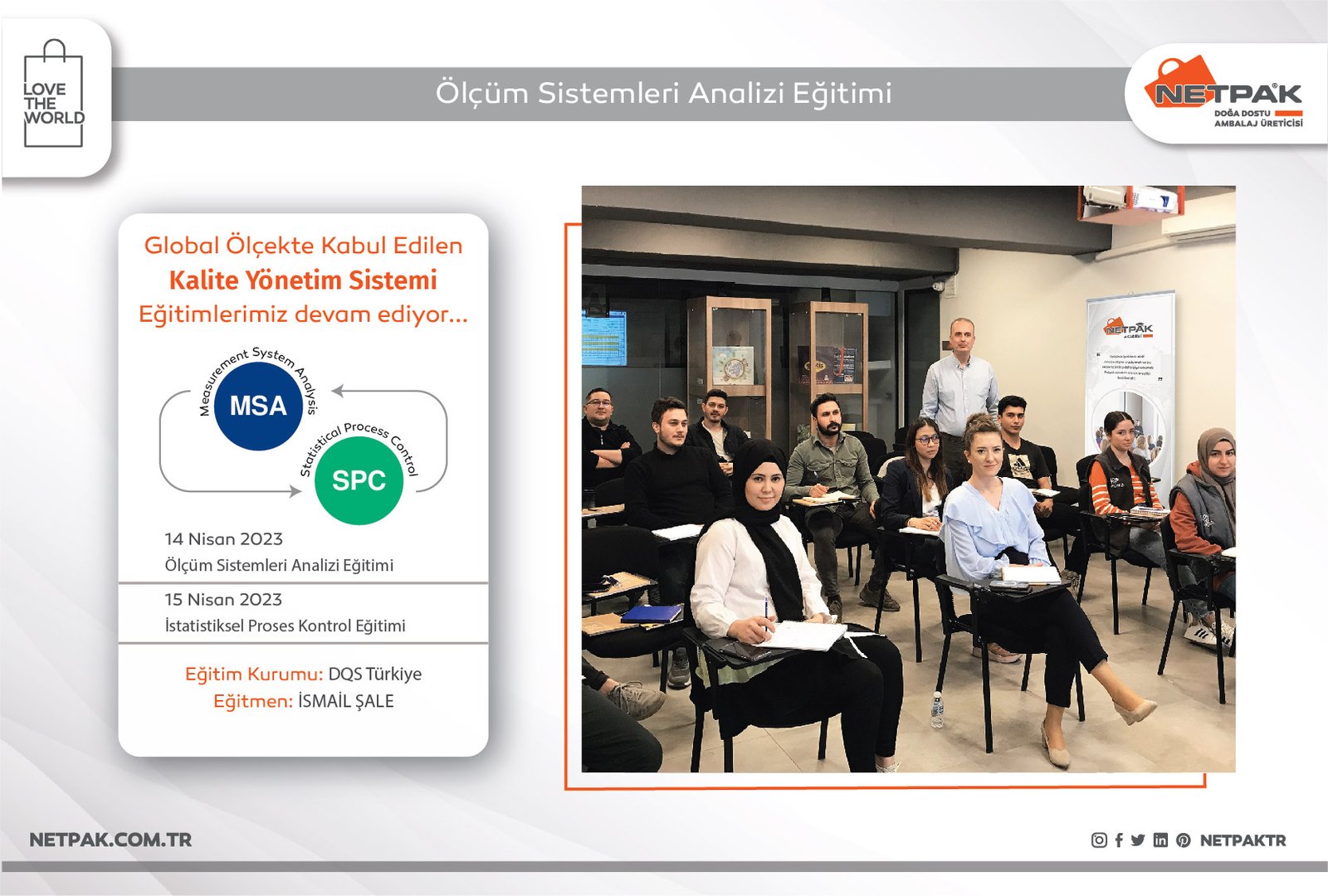 MSA Eğitimi ( Ölçüm Sistemleri Analizi ) & SPC Eğitimi ( İstatiksel Proses Kontrolü )