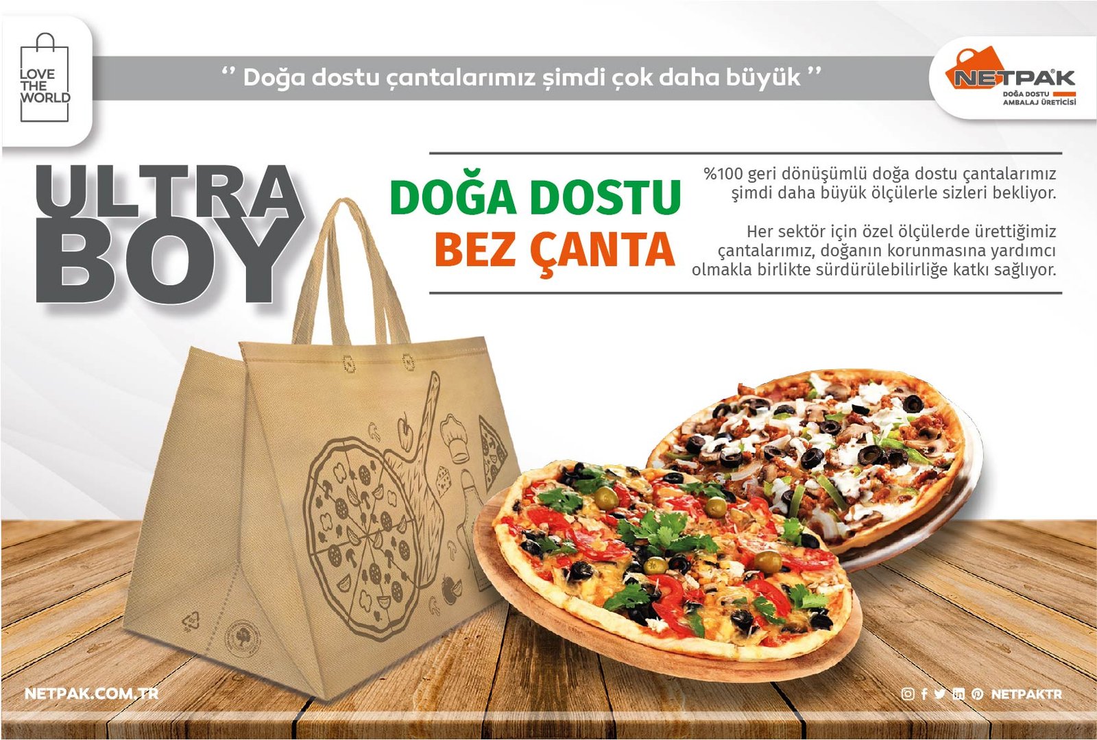 Doğa Dostu Çantalarımız Şimdi Çok Daha Büyük