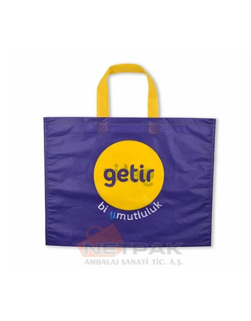Getir Laminasyonlu Bez Çanta Getir Laminasyonlu Bez Çanta