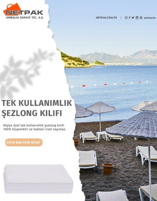 Tek Kullanımlık Şezlong Kılıfı