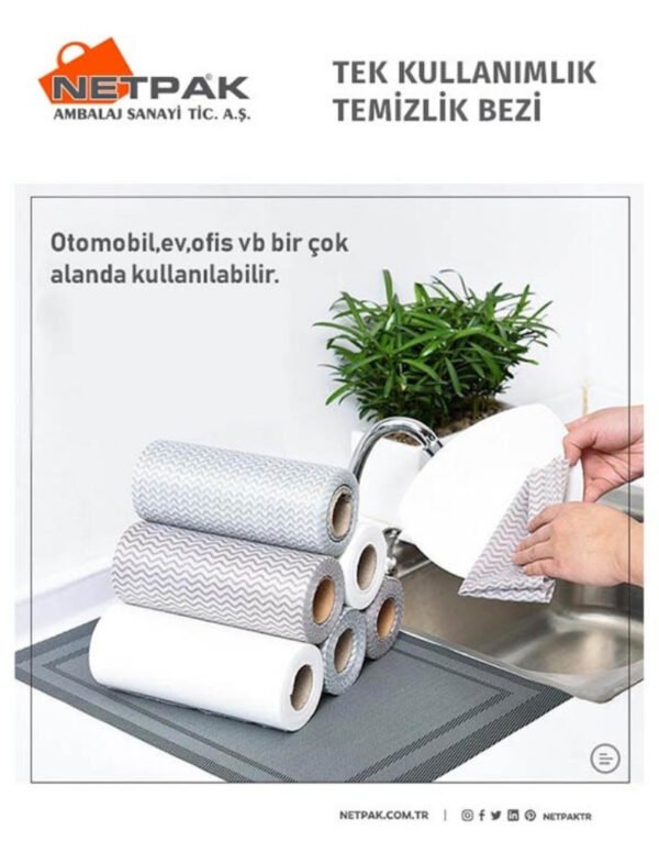 Tek Kullanımlık Temizlik Bezi