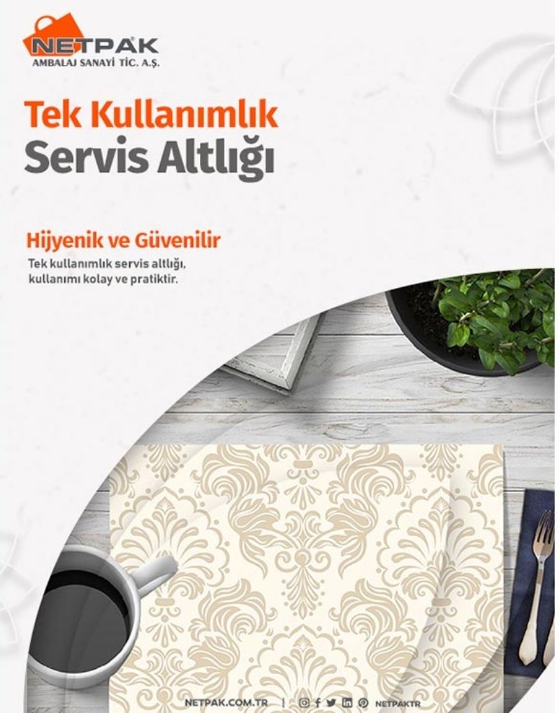 Tek kullanımlık Servis Altlığı Tek kullanımlık Servis Altlığı